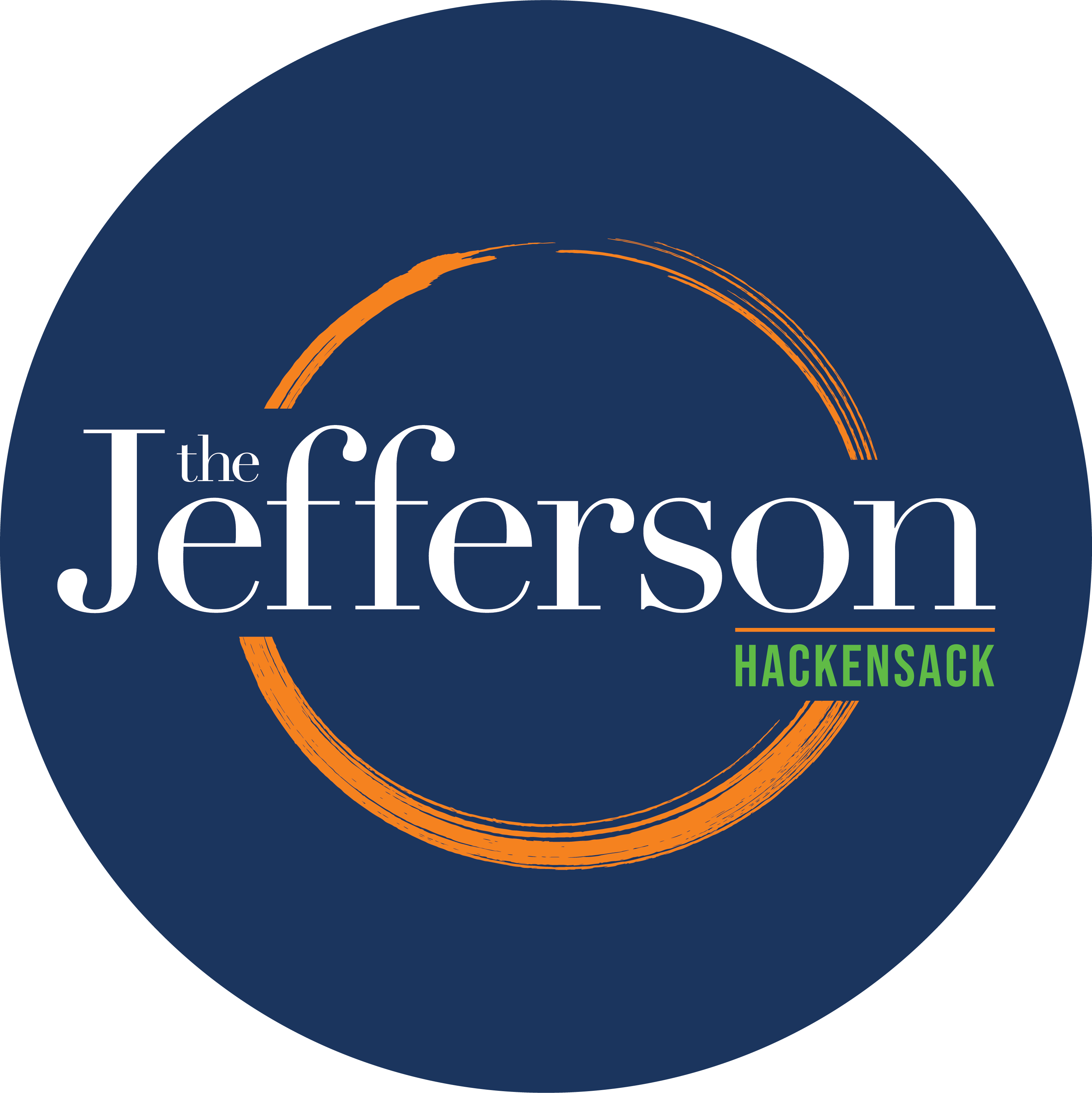 The Jefferson Hackensack logo is displayed on a dark blue background.